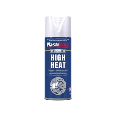 Image of Plasti kote HP12 400ml High Heat Paint White