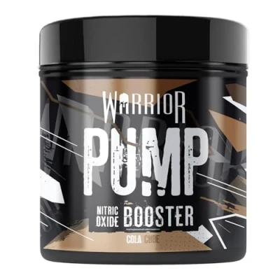 Image of Warrior Pump Non Stim Pre Workout Powder 225g Nitric Oxide Supplement Contains Citrulline Malate, Cyclic Dextrin for Energy, Focus, and Performance 30 Servings (Cola Cube)