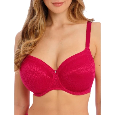 Image of Fantasie Women&#039;s Envisage Underwire Full Coverage Side Support Bra, Opaque, Raspberry, 32FF