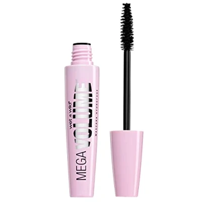 Image of Wet &#039;n&#039; Wild, Mega Volume Mascara, Volumizing and Plumping Mascara with Full Spiral Fiber Brush Quick Loading Formula for a Maximizing Effect, Enriched Vitamin E, Very Black, One size