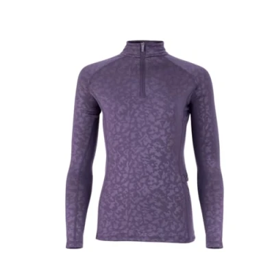 Image of Shires Aubrion Revive Young Rider Winter Base Layer Purple 13 14 Years