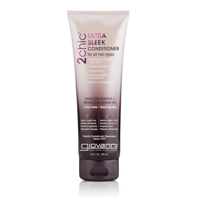 Image of Giovanni 2chic Brazilian Keratin and Argan Oil Ultra Sleek Conditioner 250 ml