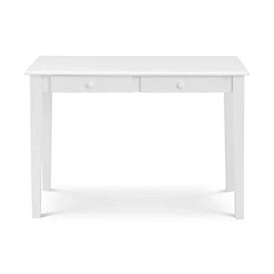 Image of Julian Bowen Carrington Desk, White, Height: 74, Width: 110, Depth: 56cm