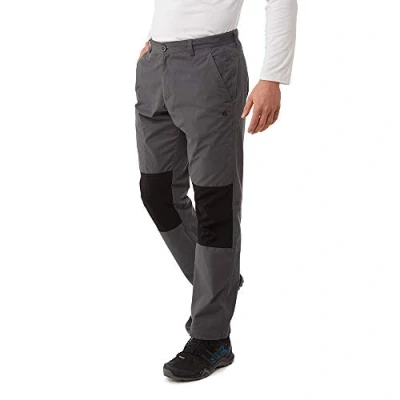 Image of Craghoppers Men&#039;s Verve Trouser Pants, Elephant/Blk, 28&quot;