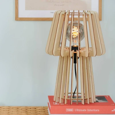 Image of Nordlux Table lamp Groa, light wood