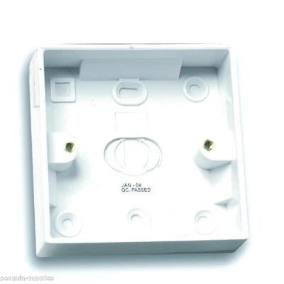 Image of 1 GANG 47MM DEEP SURFACE PATTRESS BACK BOX LG838 47