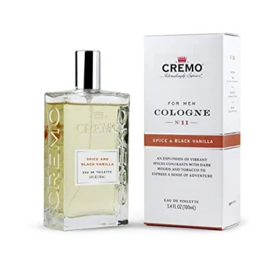 Image of CREMO Eau de Toilette for Men 100ml Spice &amp; Black Vanilla Spicy perfume Gift