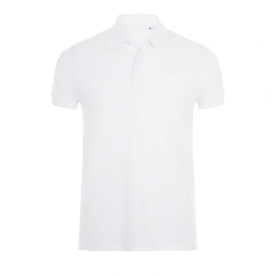 Image of SOLS Mens Phoenix Short Sleeve Pique Polo Shirt (White) Size X Large