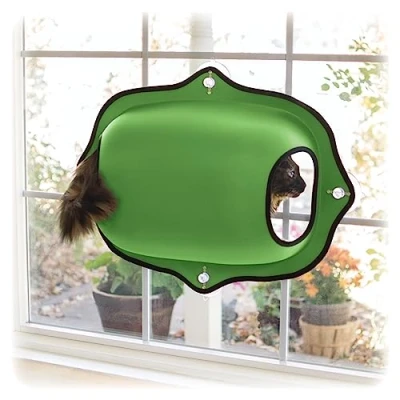 Image of K&amp;H Ez Window Pod Kitty Sill, Green