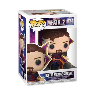 Image of Funko POP! Marvel: Marvel What If Doctor Strange Supreme Collectable Vinyl Figure Gift Idea Official Merchandise Toys for Kids &amp; Adults TV Fans