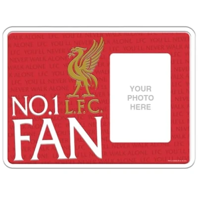 Image of Liverpool FC No 1 Fan Photo Frame Sign (One Size) (Red/White/Gold)