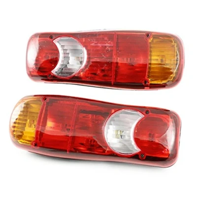 Image of 24/7 AUTO 2x rear tail lights 12/24V bulbs truck trailer tipper caravan chassis camper