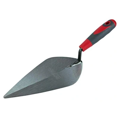 Image of Faithfull FAISGTB10L Soft Grip Brick Trowel London 250mm (10in), Schwarz