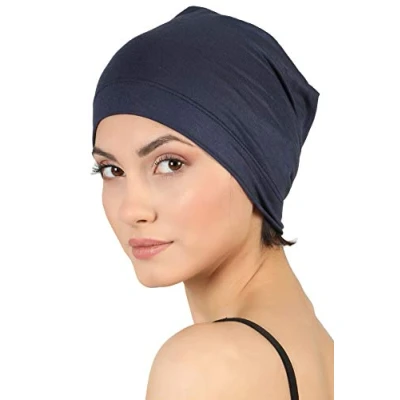 Image of Deresina Headwear Sleep Cap for Hair Loss (Denim)