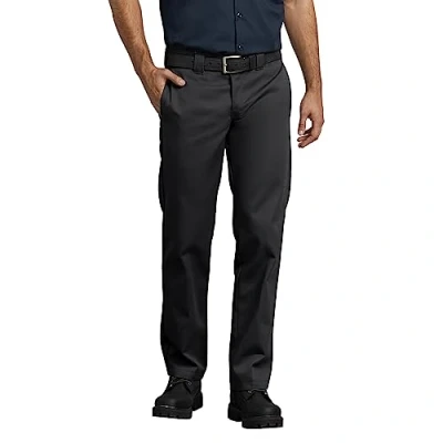 Image of Dickies Men&#039;s S/Stght Pant Workwear Trousers, Black, 42W 32L UK