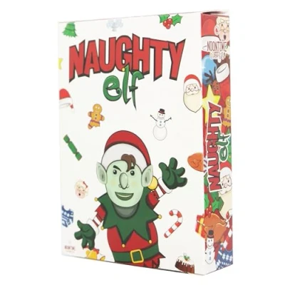 Image of Naughty Elf Family Christmas Game Stocking Filler Present Gift for Boys Girls Toys Kids Children Families Groups Xmas Party Card Games