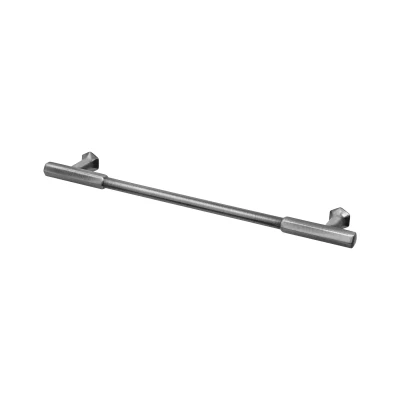 Image of Decoranddecor Veselka Classic Cabinet Pull Handles Solid Zinc Alloy Traditional Finish 160mm, 1 Pack, Antique Silver