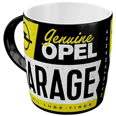 Image of Nostalgic Art Retro Coffee Mug, Vauxhall Garage Gift Idea for Car Accessories Fans, Large Ceramic Vintage Design, 330 ml, 1 Piece (Pack of 1)