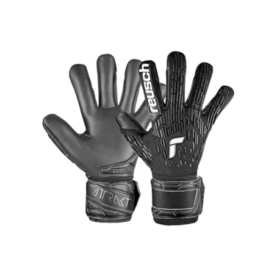 Image of Reusch Attrakt Freegel Infinity Finger Support Goalkeeper Gloves for Adults with Evolution Negative Cut and Protection, Ideal Artificial Grass