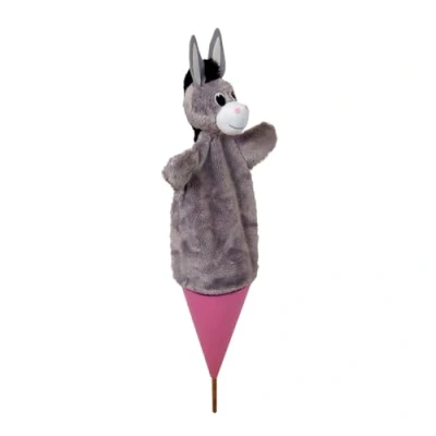 Image of ABA (ABAX5) 71001 3 in 1 Donkey Pop Up Puppet, 53 cm, Multi Color