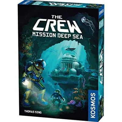 Image of Thames &amp; Kosmos The Crew: Mission Deep Sea, Cooperative Card Game, Family Games For Game Night, Adults and Kids, 2 to 5 Players, Ages 10+