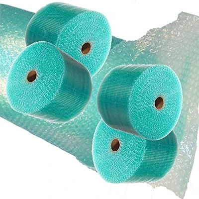 Image of Strong Small Green Protective Cushioning Moving Shipping Packing Bubble Wrap Rolls (300mm x 50m 1 Roll)
