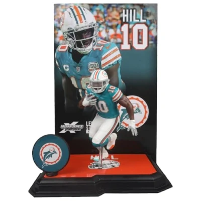 Image of McFarlane Tyreek Hill (Miami Dolphins) NFL 7&quot; Posed Figure SportsPicks