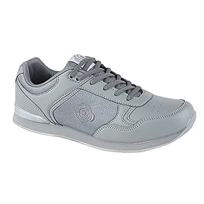 Image of Dek Drive &amp; Jack Mens Bowling Shoes (10 UK, Grey Lace up)