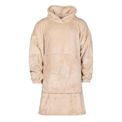Image of Mens and Women&#039;s 1 Pack Heat Holders Mega Hoodie Natural One Size