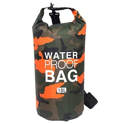 Image of Siepificius Bag Surfing Waterproof Sack Leakproof Outdoor Rafting Boating Floating Orange 10L