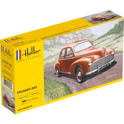 Image of Heller 80160 Peugeot 1:43 Scale 203 Model