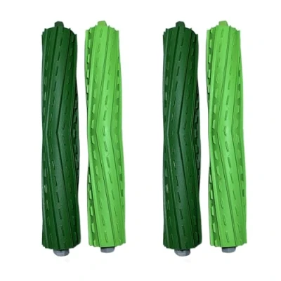 Image of 2 Pair Rubber Roller Brush for IRobot Roomba I1, I1+, I3,i3+, I4, I4+, I5, I5+, I7, I7+, I8+, J5, J5+, J7, J7+, Combo J8, J8+, J9+ Robotics Vacuum Cleaner