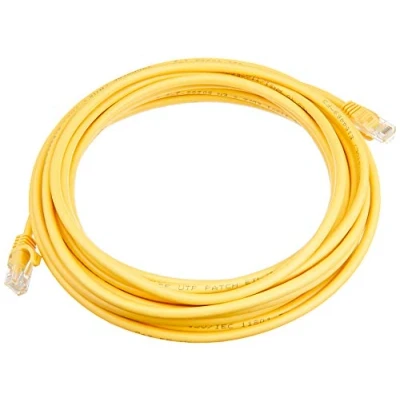 Image of StarTech.com 7m Yellow Cat5e Patch Cable with Snagless RJ45 Connectors Long Ethernet 7 m Cat 5e UTP (45PAT7MYL)
