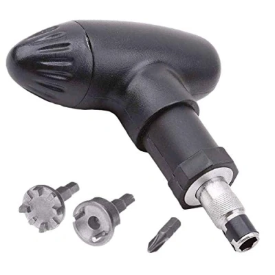Image of QHALEN Golf Spike Wrench Remover Tool Plastic Handle Shoe Cleats Ratchet Key