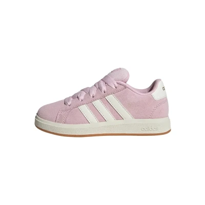 Image of adidas Grand Court 00s Shoes Kids, Clear Pink/Off White/Gum, 12 UK Child