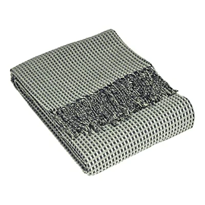 Image of furn. Rowan Throw, Charcoal, 130 x 180cm