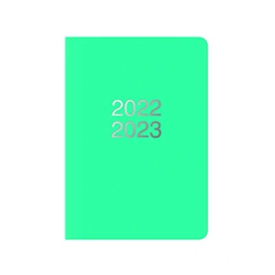 Image of Letts of London A5 Dazzle Week to View 22.23 Academic Diary Turquoise
