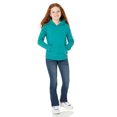 Image of Amazon Essentials Girls&#039; Pullover Hoodie Sweatshirt, Teal Blue, 4 Years