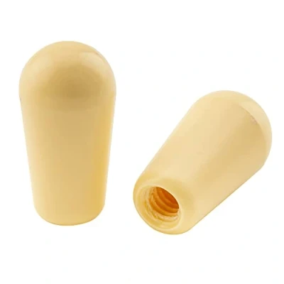 Image of Musiclily Pro Metric 3.5mm LP Guitar 3 Way Toggle Switch Tips Caps Knobs for Epiphone Les Paul Style Electric Guitar, Cream (Set of 2)
