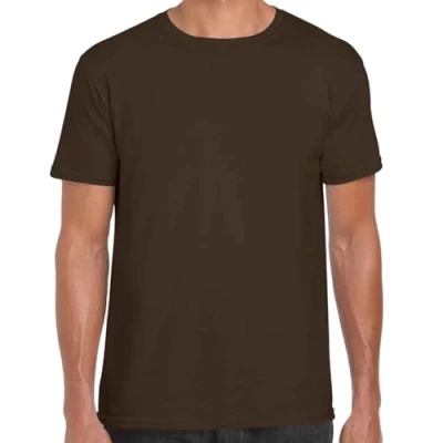 Image of Gildan Softstyle Adult Ringspun T Shirt Dark Chocolate* S