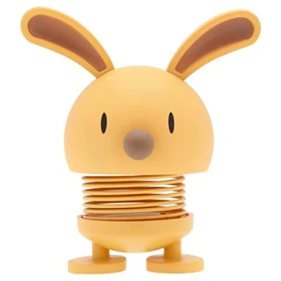 Image of Hoptimist Mimosa Easter Bunny, Decoration, Cute Table Decoration for Easter, Small Gifts Adults, Spring Indoor, 7.5 x 5.8 9 cm