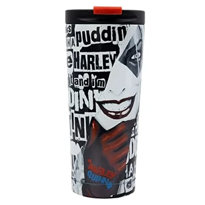 Image of Stor Coffee Tumbler Stainless Steel 425 ml Harley Quinn