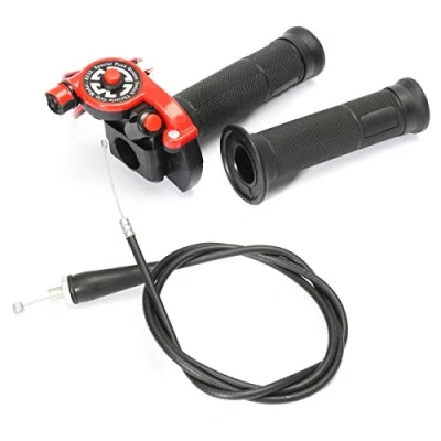 Image of Alamor Quick Action Twist Throttle With Cable Red 125Cc 140Cc 150Cc Pit Bike