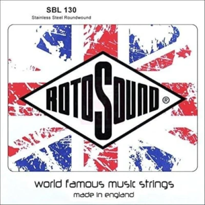 Image of Rotosound strings for electric bass STAINLESS single SWING 66 .130 &quot;w/3,30mm wound Xlong SEL130 EX LONG