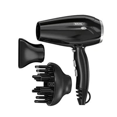 Image of Wahl Power Shine Dryer, Cool Shot Button, 3 Heat and 2 Speed Settings, Adjustable Temperature, Quick Dry Airflow, Fast Drying, Enhance Curls Waves