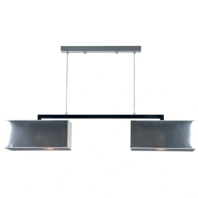 Image of Maxima Straight Bar Pendant Ceiling Light Chrome