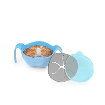 Image of b.Box Bowl + Straw Toddler 3 in 1 Snack with Lid, On The Go Cup, Cereal Dishwasher &amp; Microwave Safe 250ml/8.5