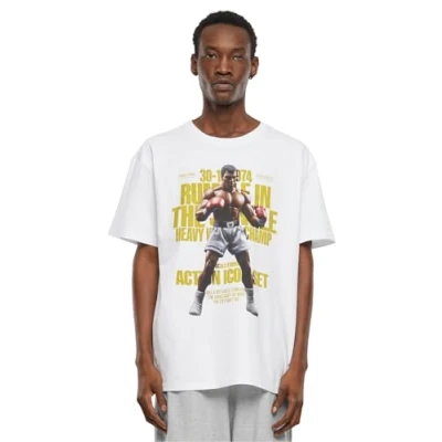Image of Upscale by Mister TEE Rumble Heavy Print Tshirt, Men&#039;s, Size: XXL, White