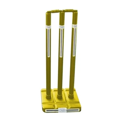 Image of ND Sports Kwik Cricket Plastic Stump Wicket Set with Base