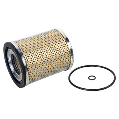 Image of 0001845825, 0001849025, 0011847025, 3445867890, 3521800309 Oil Filter FEBI BILSTEIN 170425 with gaskets Insert MERCEDES BENZ: UNIMOG
